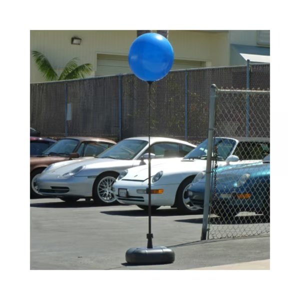 Reusable Balloon Ground Pole Kit W/ Water Base: Easy Credit Blue, Car Dealer Depot, Mfr#: 545-ECB